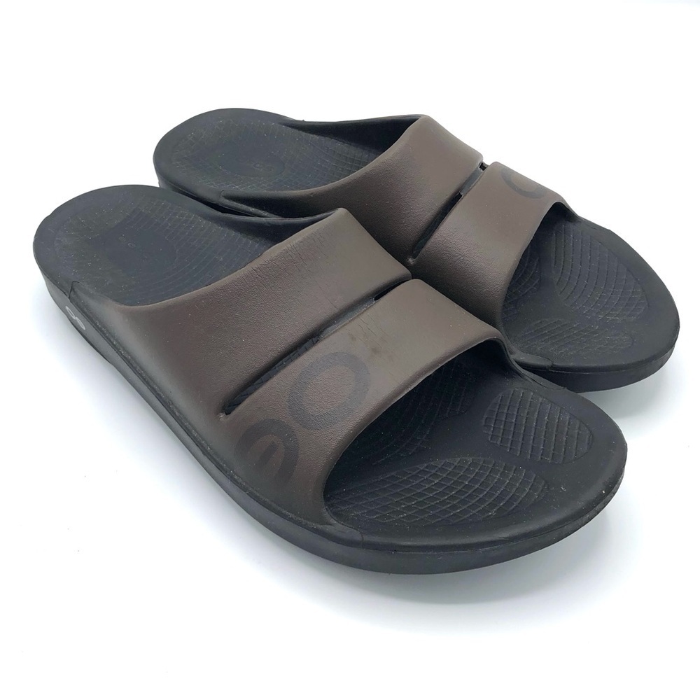 OOFOS Ooahh Sport Slide Sandal Recovery Men 13 EU46 Slip On Comfort Lightweight